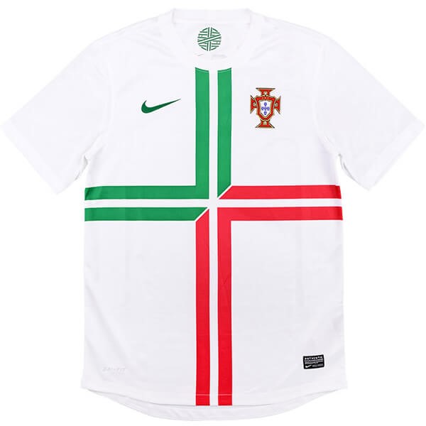 Tailandia Camiseta Portugal 2nd Retro 2012 Blanco